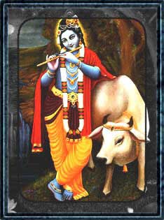 Krishna mit Kuh