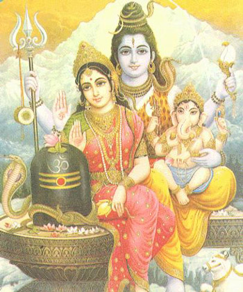Shiva, Parvati, Ganesha