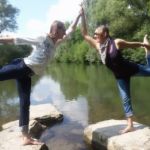 Yoga Praxis im Freien - wunderschöne Fotoshow