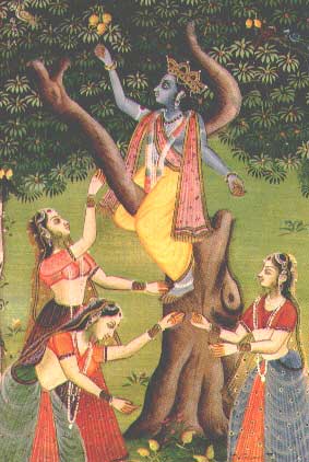 Krishna und die Gopis