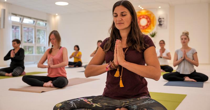 Meditation in einer Gruppe
