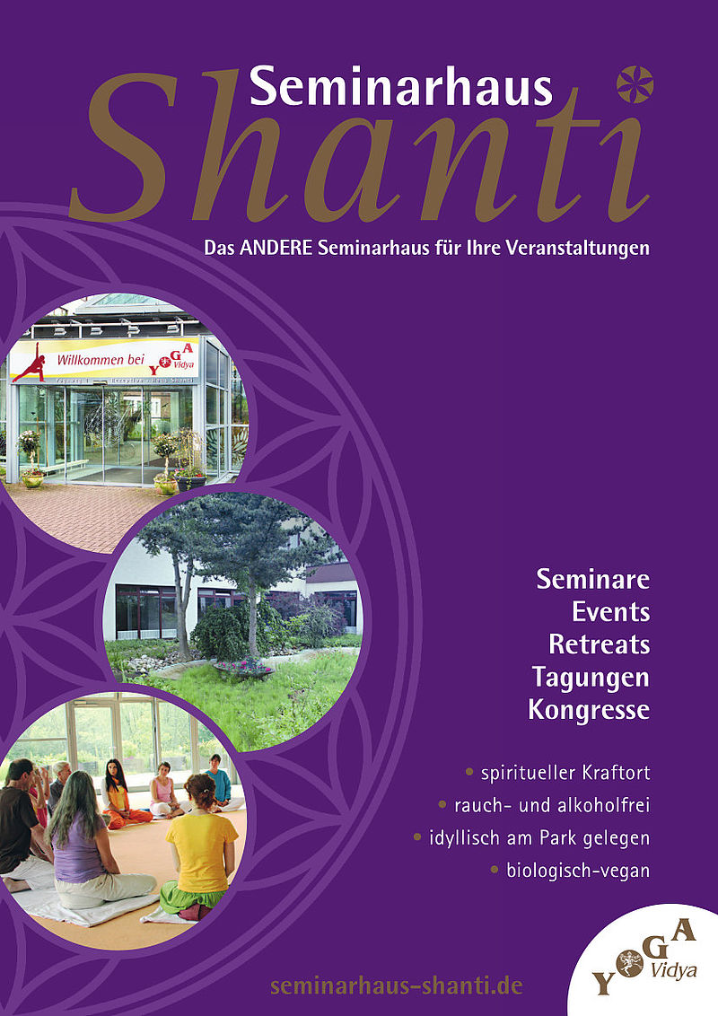 Broschüre Seminarhaus Shanti 2021