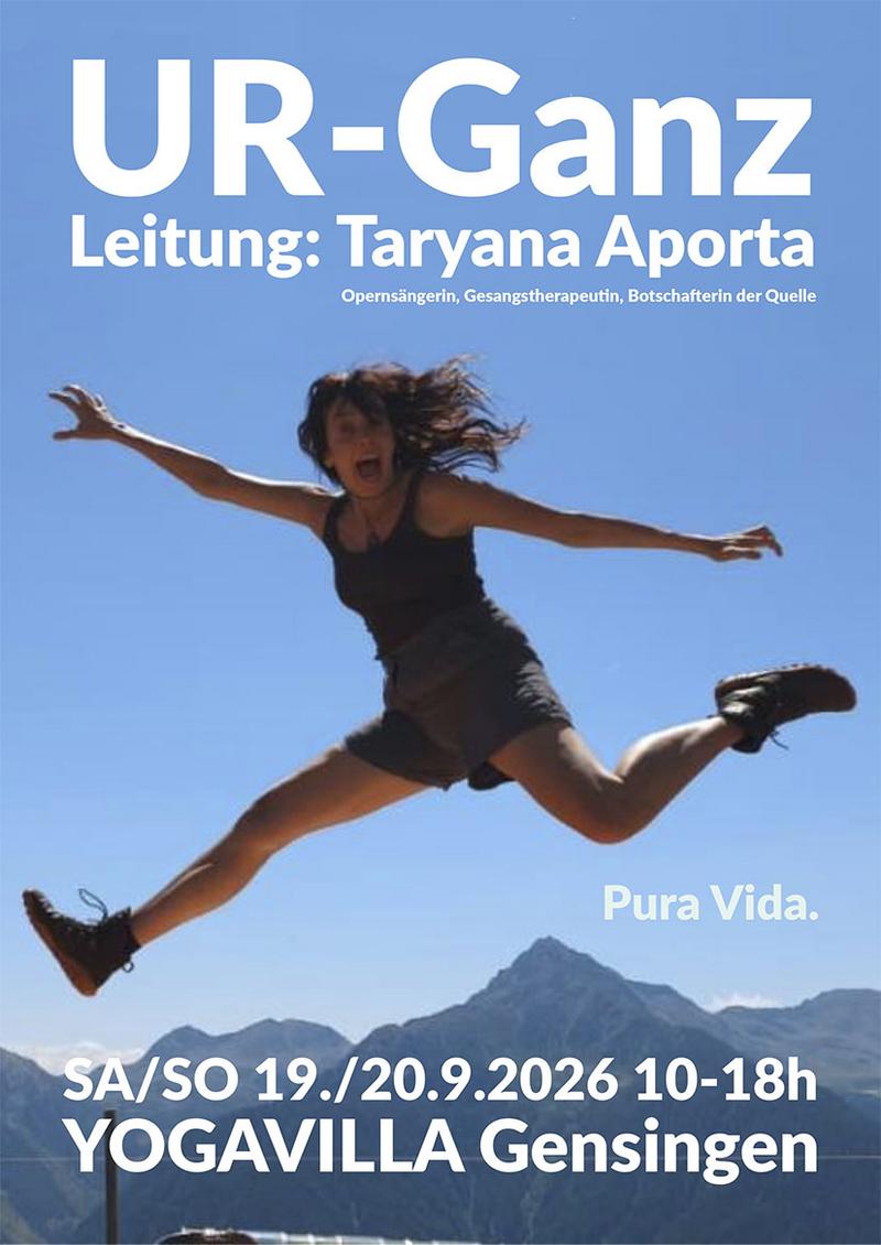 Yogavilla Gensingen Taryana Aporta UR-Ganz Prozessarbeit