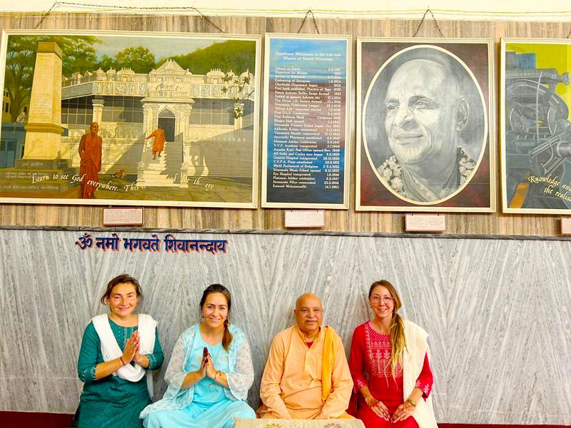 Ashram in Rishikesh mit Swami