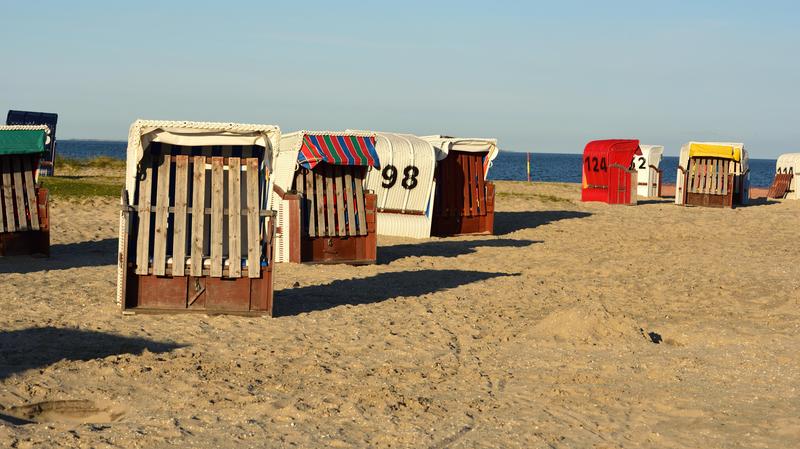 Strandstühle an der Nordsee