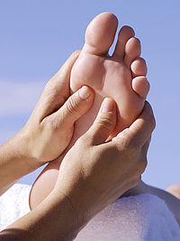 Marmapunkte an den Füßen - wirksame Behandlung