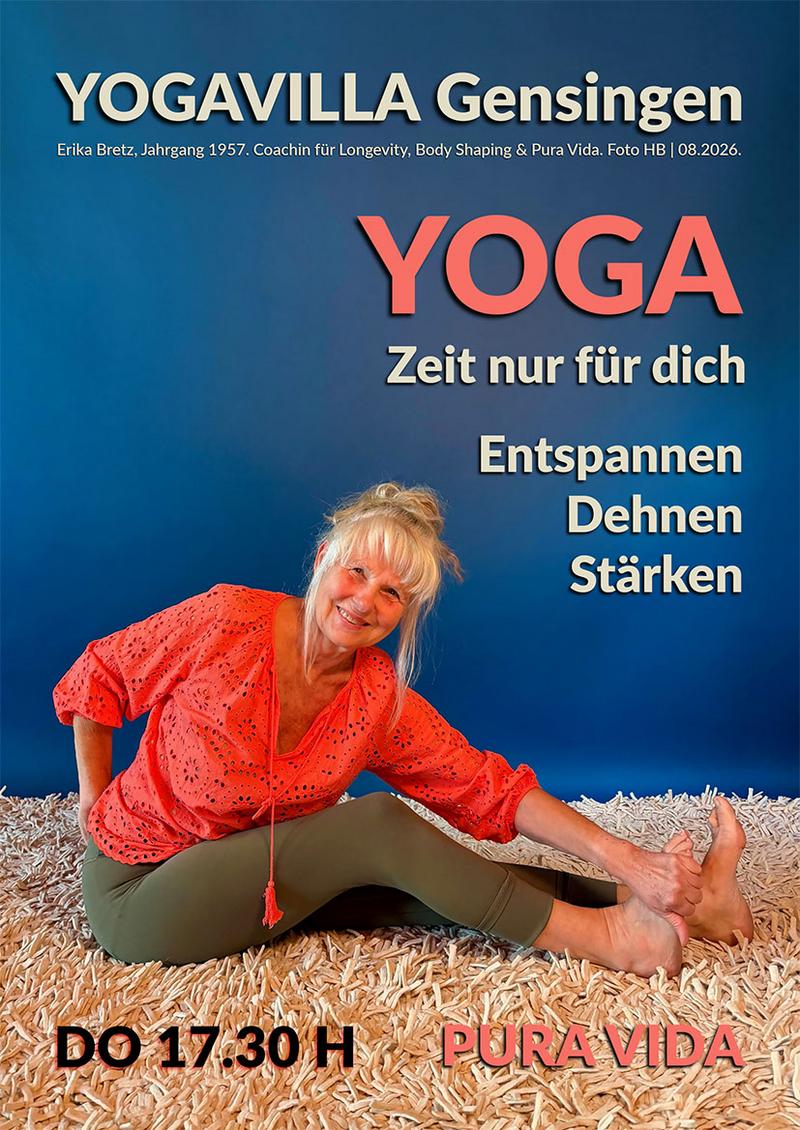 Yogavilla Gensingen Yogastunde Zeit für dich