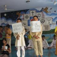 Schulaufführung in der Sivananda Vidya Bhavan School 