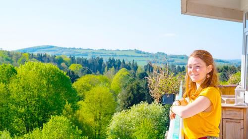 Ashram Bad Meinberg Aussicht