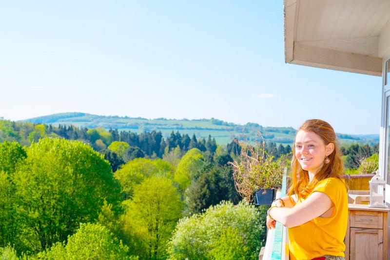 Ashram Bad Meinberg Aussicht