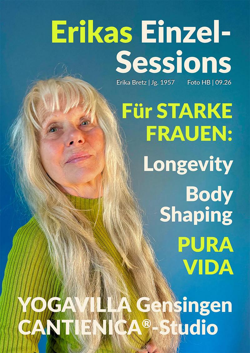 Yogavilla Gensingen Erika Bretz Coaching Longevity Body Shaping Pura Vida