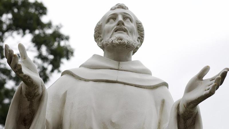 Statur des heiligen Franziskus Statur des heiligen Franziskus