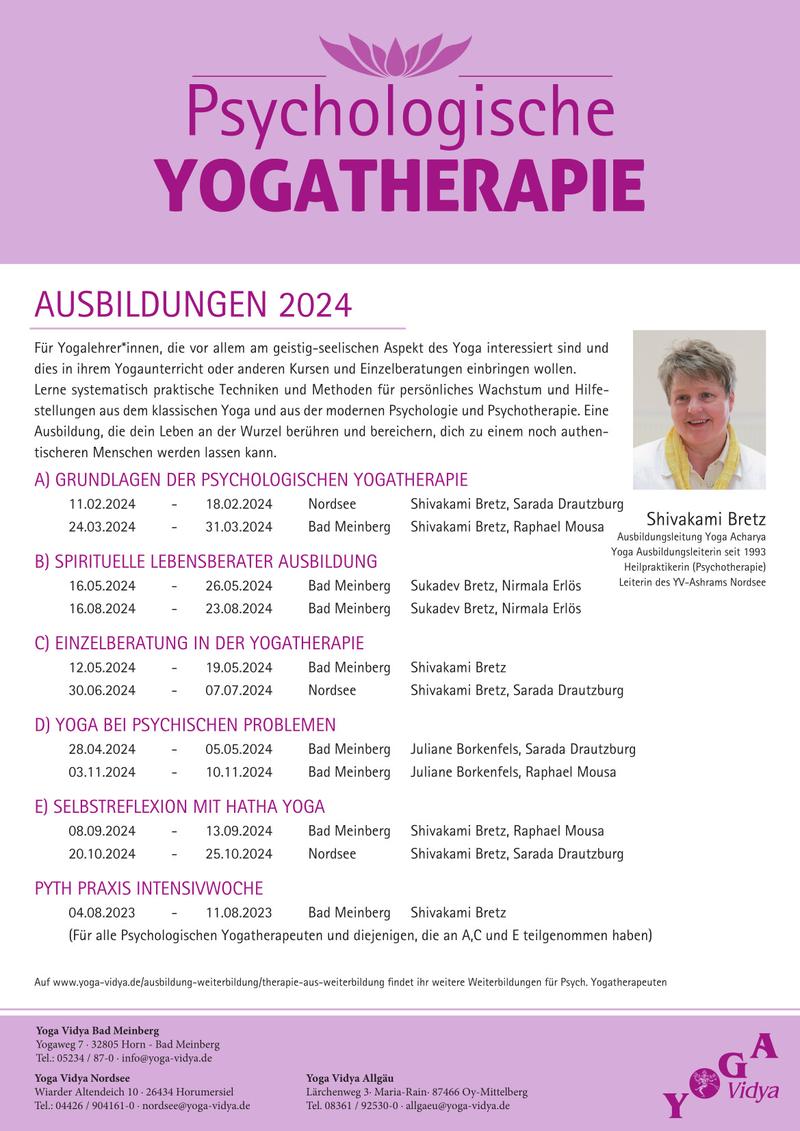 PDF Psychologische Yogatherapie Ausbildung
