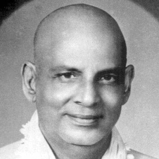 Klassisches Porträt von Swami Sivananda, dem Urvater der Yoga Vidya Tradition und Wegweiser für ganzheitliches Yoga.