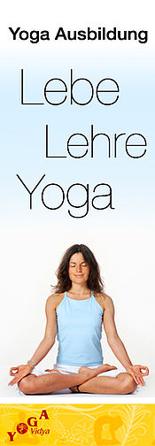 Banner Yoga Lehrer Ausbildung, Lebe und Lehre Yoga in Harmonie