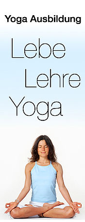 Banner Yoga Lehrer Ausbildung, Lebe und Lehre Yoga in Harmonie