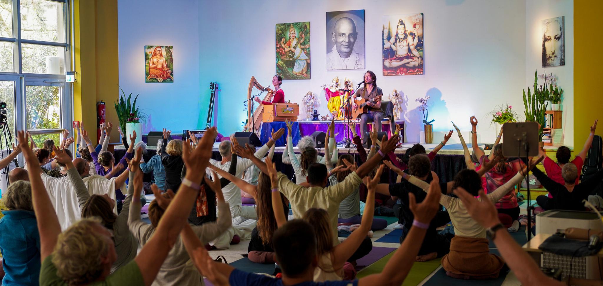 Konzert beim Yoga Musik Festival in Bad Meinberg